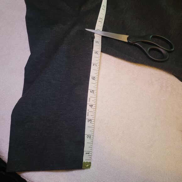 Calvin Klein Gray Knee Length Dress 3/4 Sleeve Round Neck Size 8 Petite Pockets - Picture 7 of 10